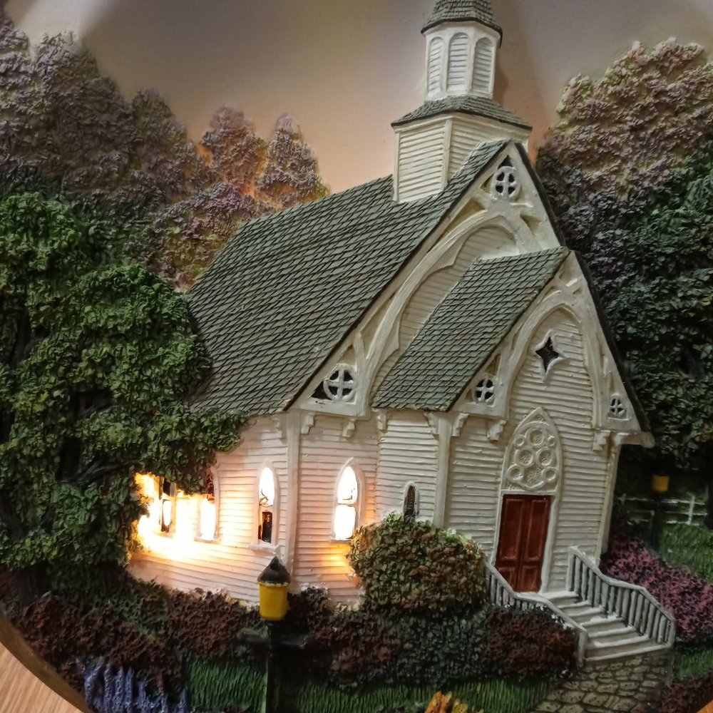 Decorative Church Lighted Plate - Picture 5 of 10